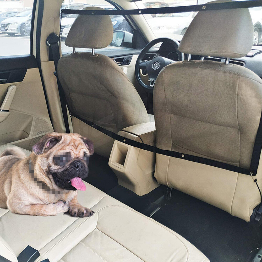 Pet Dog Car Backseat Barrier Net Divider - SUV Safe Cage