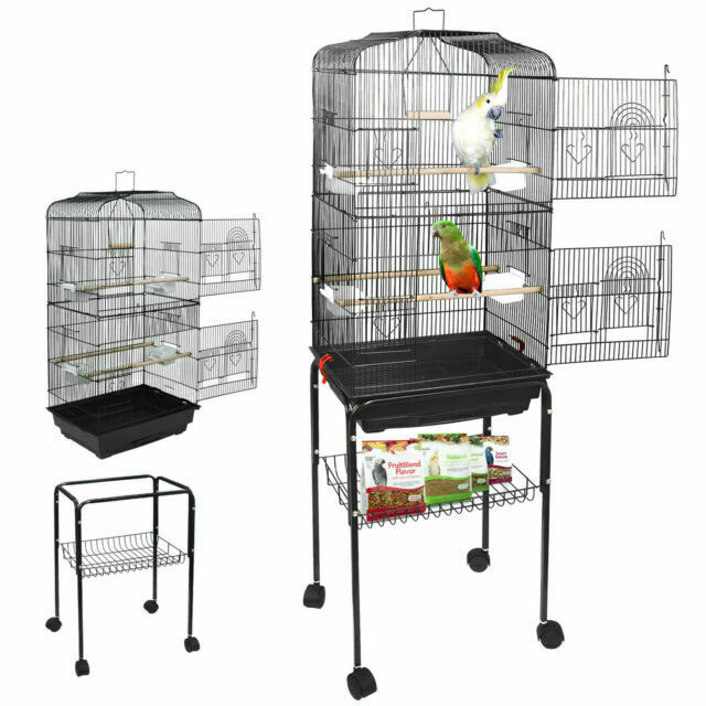 Segawe Rolling Bird Cage Parakeet Finch Budgie Conure House