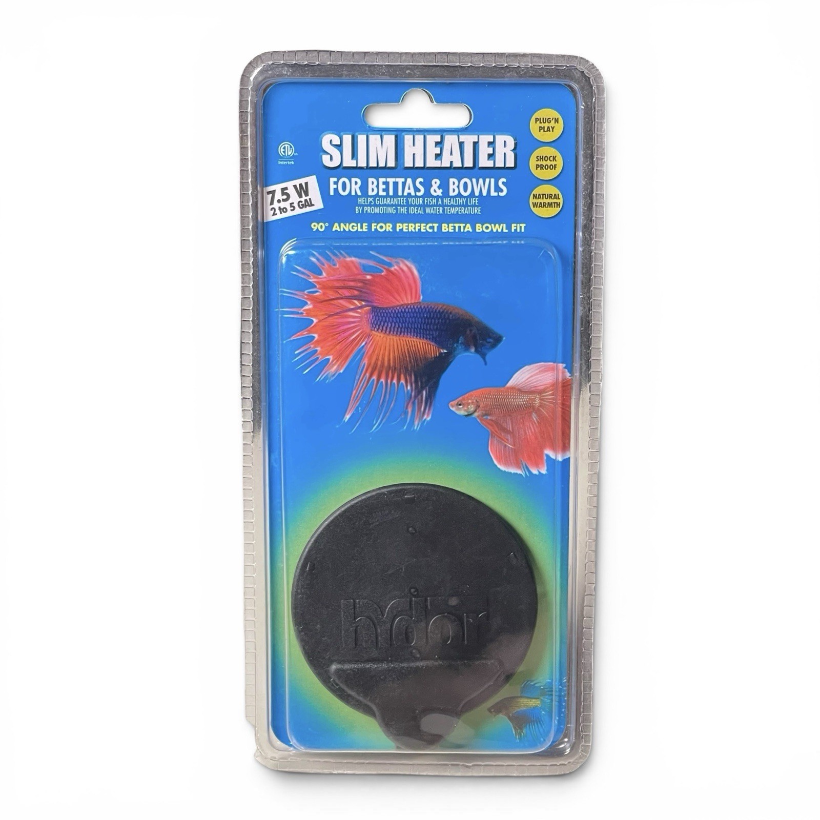 Hydor Betta Bowl Tank Heater - 7.5W Slim, 2-5 Gallon Capacit...