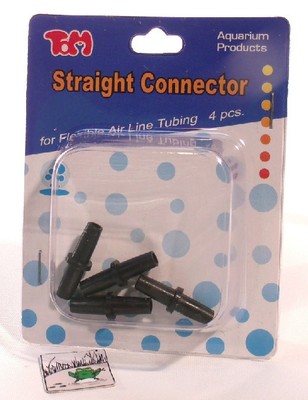 Tom Airline Straight Connect 4-Pack For Air Pump Tubing