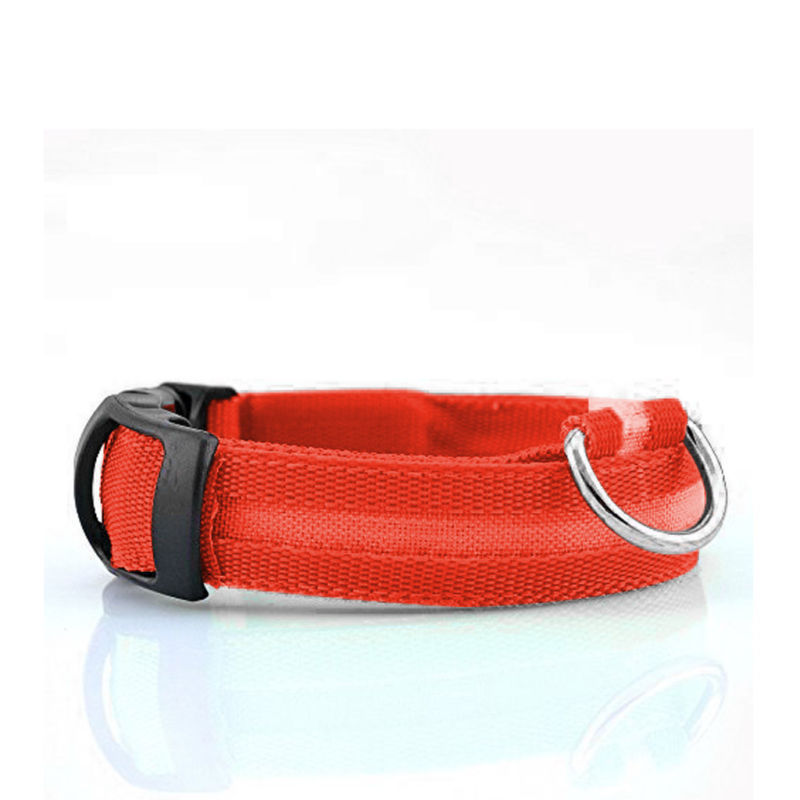 Adjustable Bright LED Dog Safety Collar Night Light