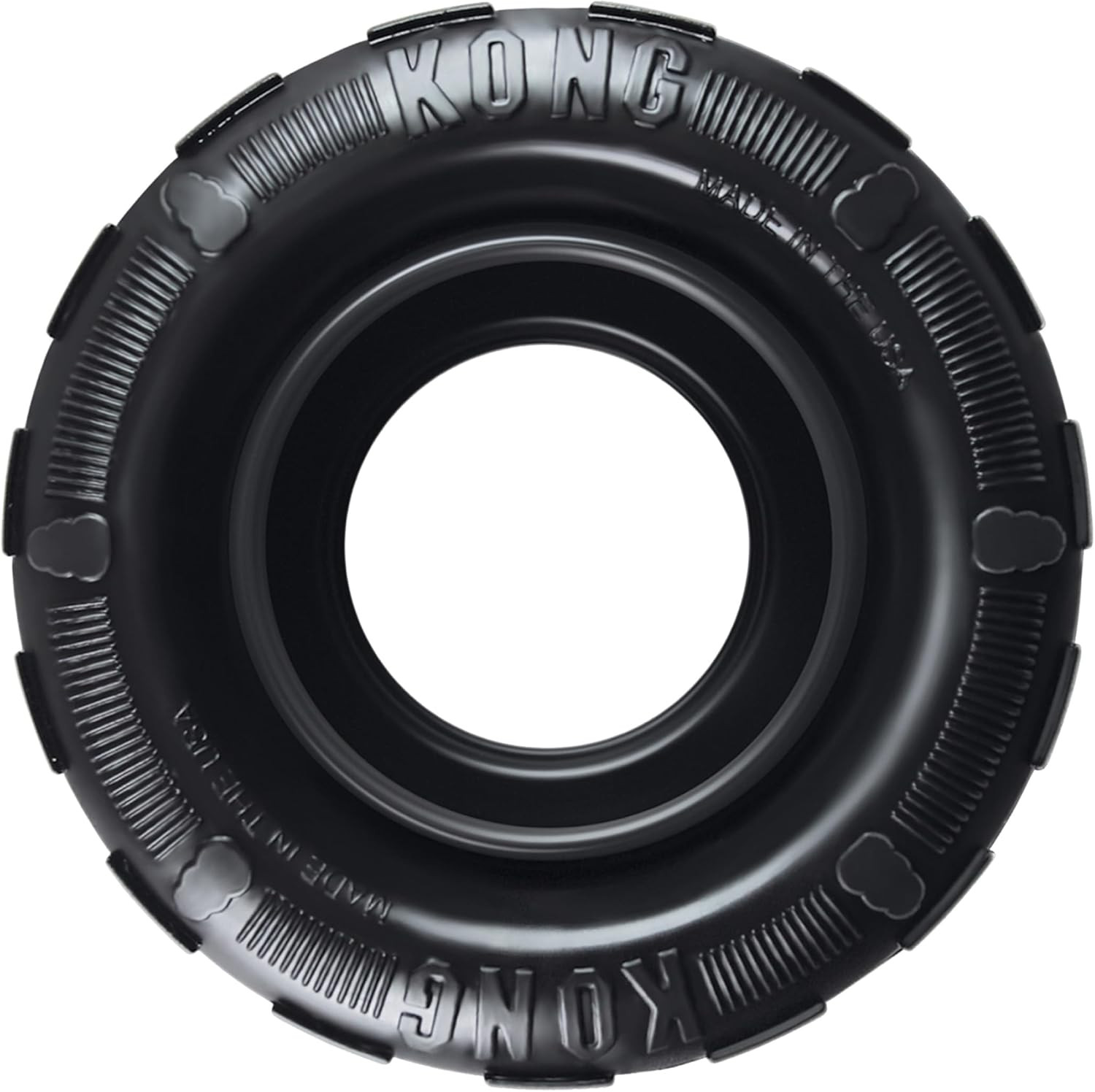 KONG Extreme Tires Natural Rubber Chew and Fetch Treat Toy