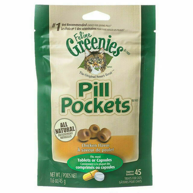 Greenies Chicken Flavor Soft Cat Treats - 45 Count