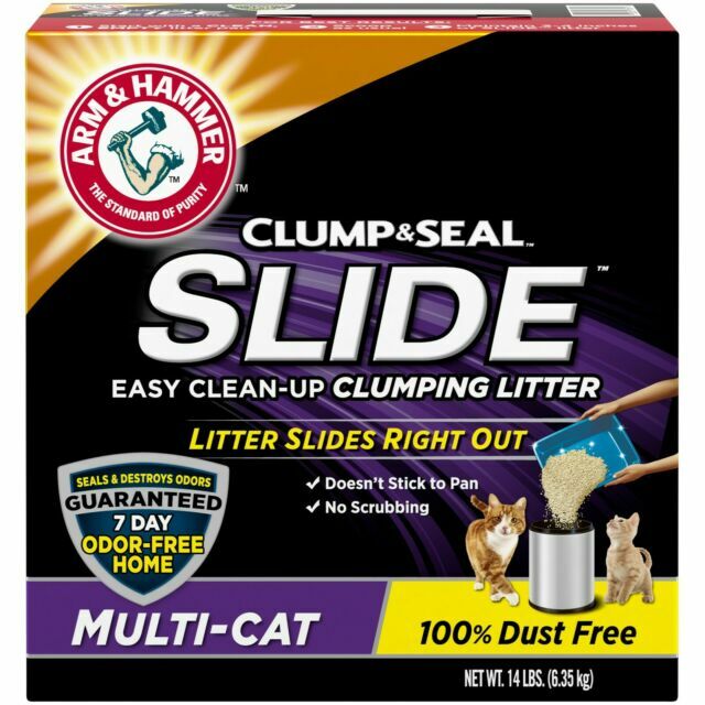 Arm And Hammer Slide Easy Clean Up Clumping Cat Litter Multi...