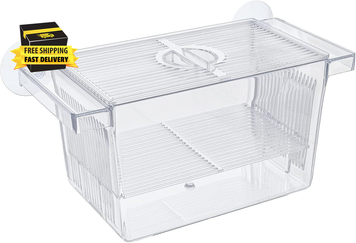 Aquarium Fish Breeding Box - Acrylic Hatchery Incubator Tank...