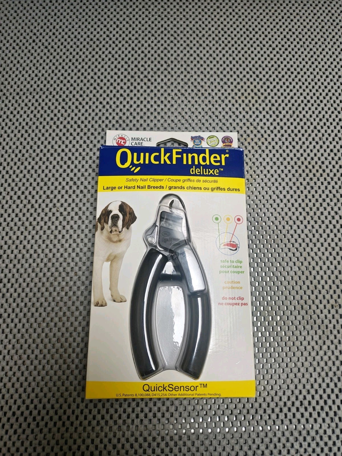 Miracle Care Deluxe Dog Nail Clippers Finder