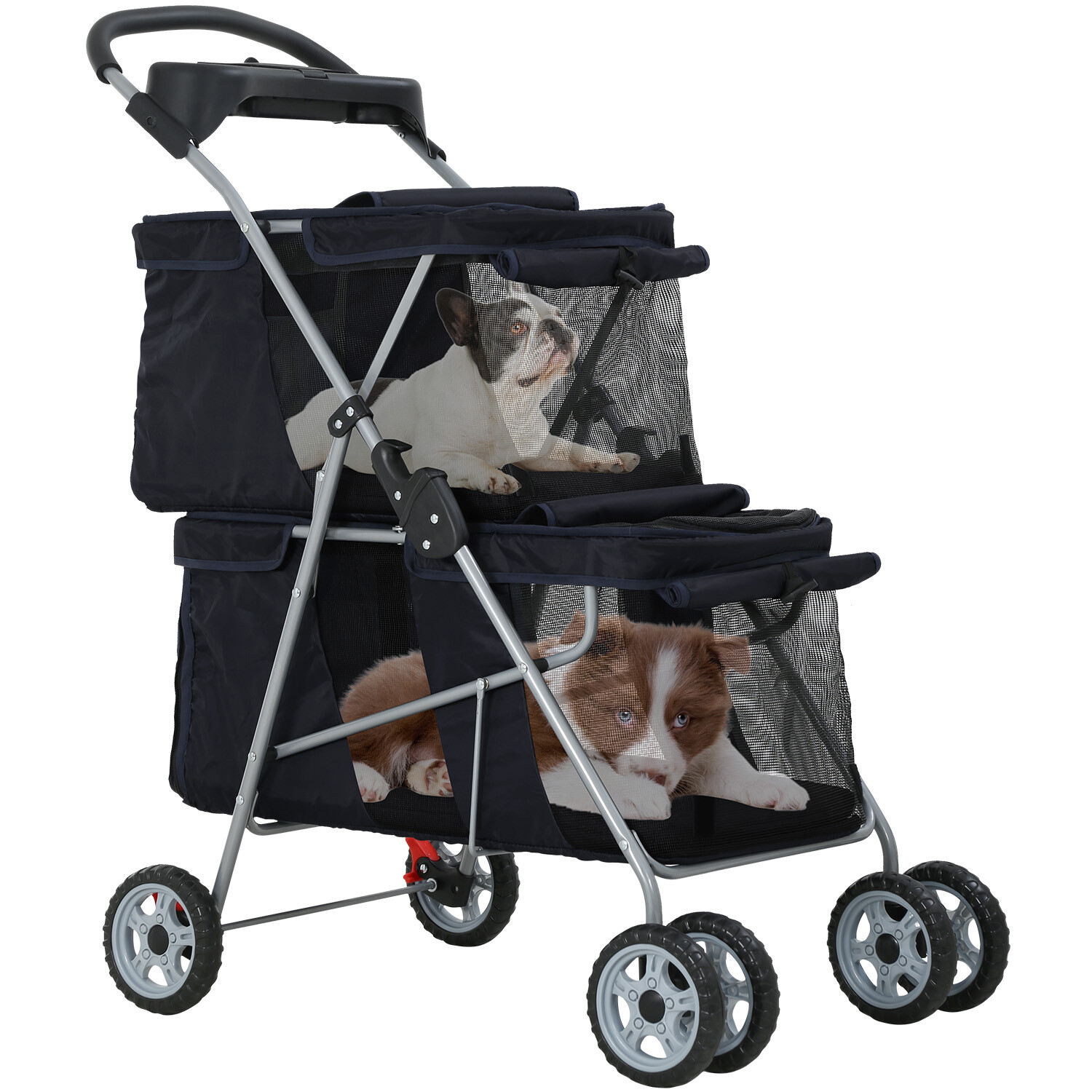 Small to Medium Dog Jogger Stroller with Cat Stroller Bag