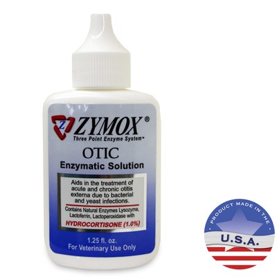 Zymox Otic With Hydrocortisone, 1.25 Oz - Infection/Dirt Tre...