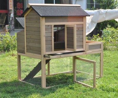Premium Chicken Coop Hen House Chook Hutch Cage W Nesting An...