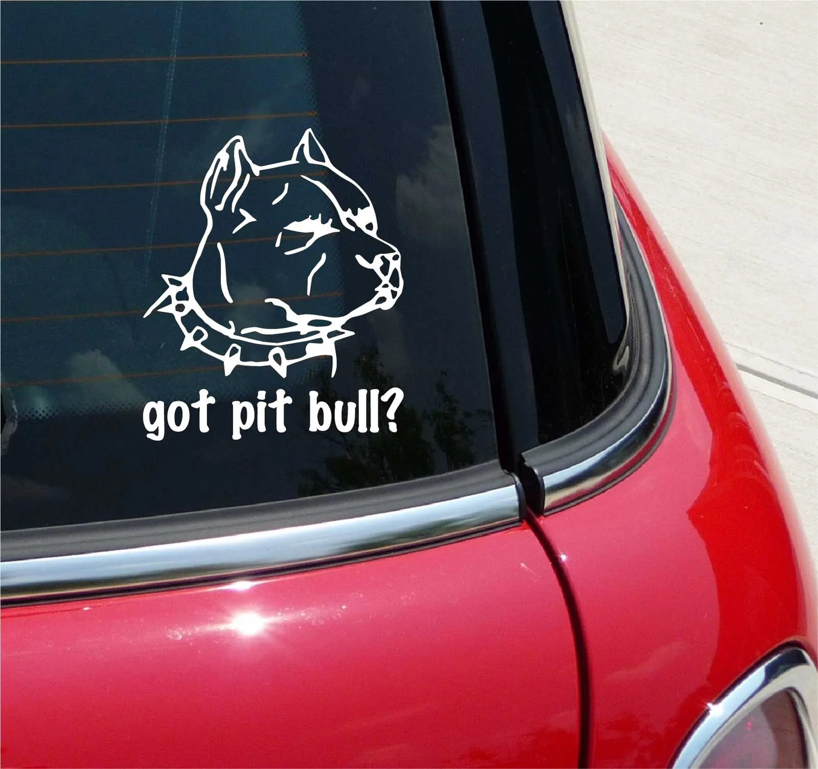 Pitbull Dog Graphic Decal Sticker Art Car Wall Decoration