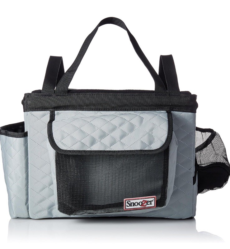 Snoozer Gray Front Bicycle Pet Basket, Up To 15 lbs