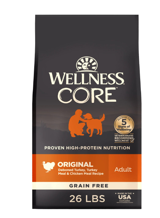 Wellness CORE Grain Free High Protein Dog Food Turkey & Chic...