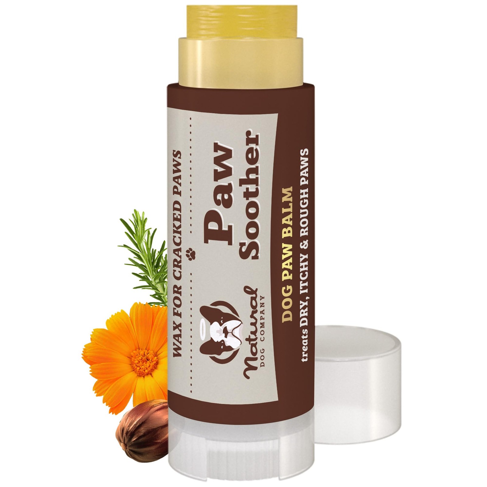 Paw Soother Balm for Dogs - Organic Moisturizing Relief Stic...