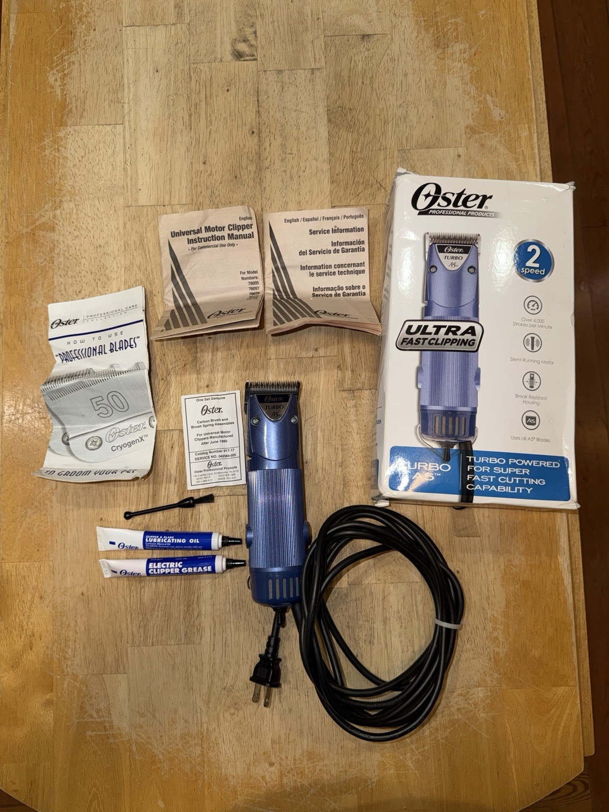 Oster A5 Turbo Professional Dog Clipper (2-Speed)