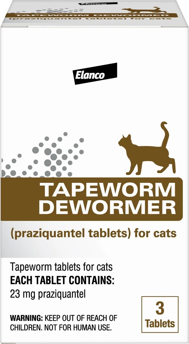 Elanco Tapeworm Dewormer Tablets for Cats & Kittens (Over 6...