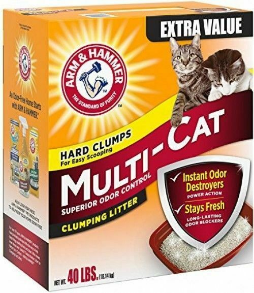 Arm &Amp; Hammer Multi-Cat Clumping Cat Litter Scented Pet S...
