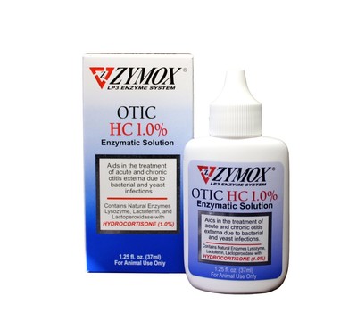 Zymox Otic Enzymatic Solution With Hydrocortisone (1.25 Oz)