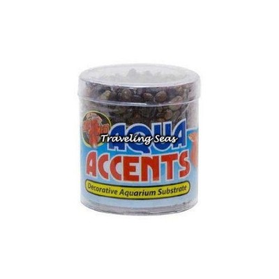 Zoo Med Aqua Accents Dark River Pebbles Betta Fish Aquarium...