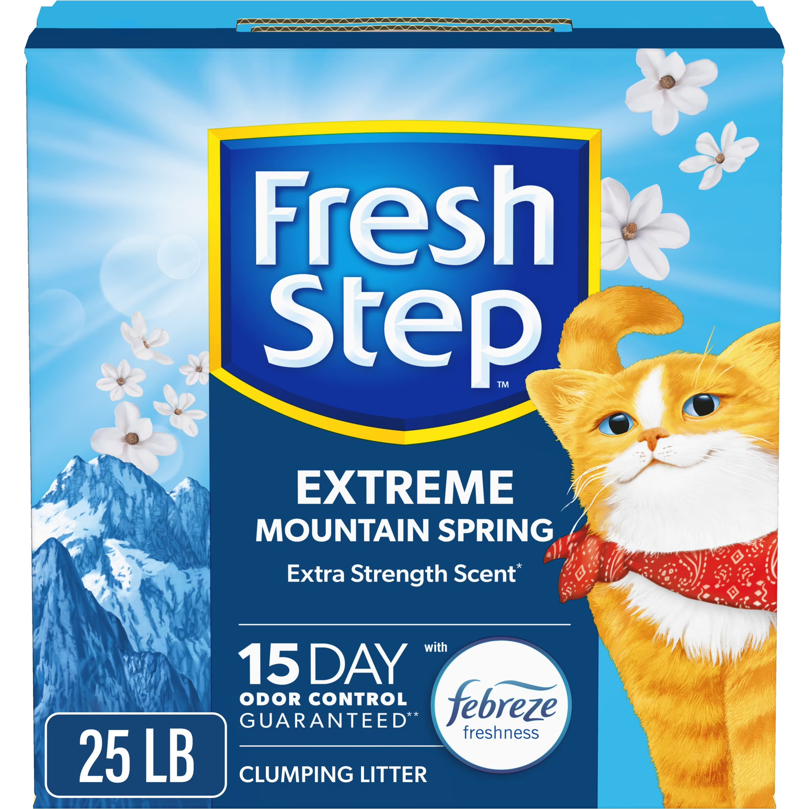 Fresh Step Cat Litter - Extreme Clumping Febreze Odor Contro...