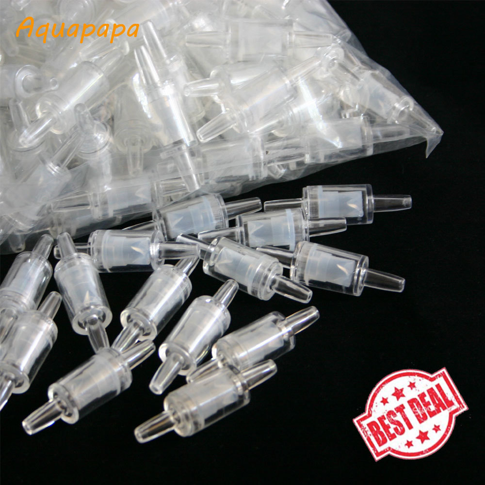 Aquarium Check Valves - One-Way Non-Return for Air Pump & CO...