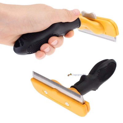 Deshedding Tool Fur Remove Comb Brush For Large Dogs With Lo...