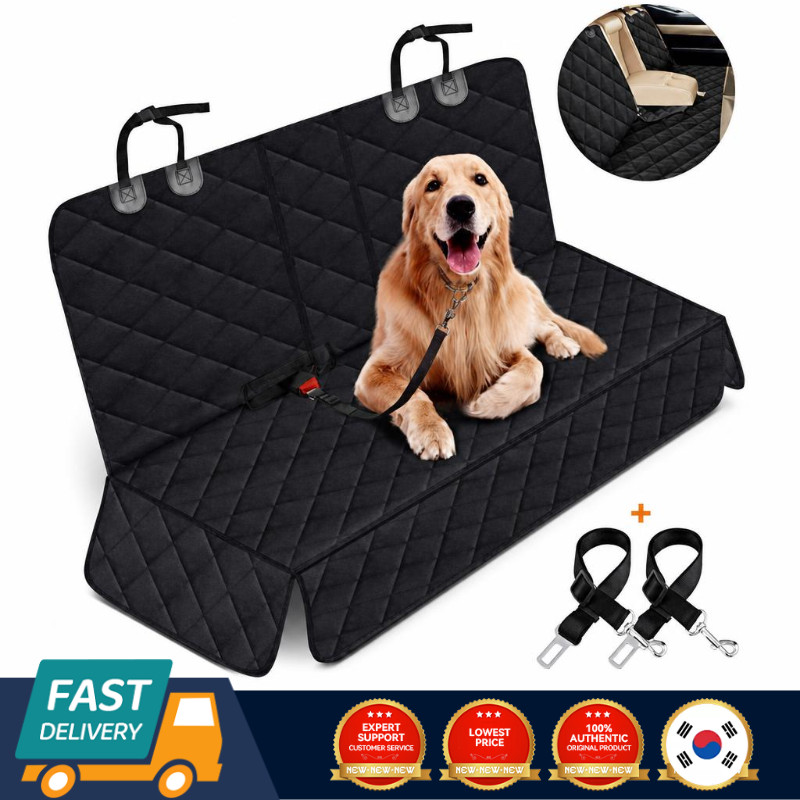 Dog Car Truck Back Mat Hammock Waterproof Black Seat Cover