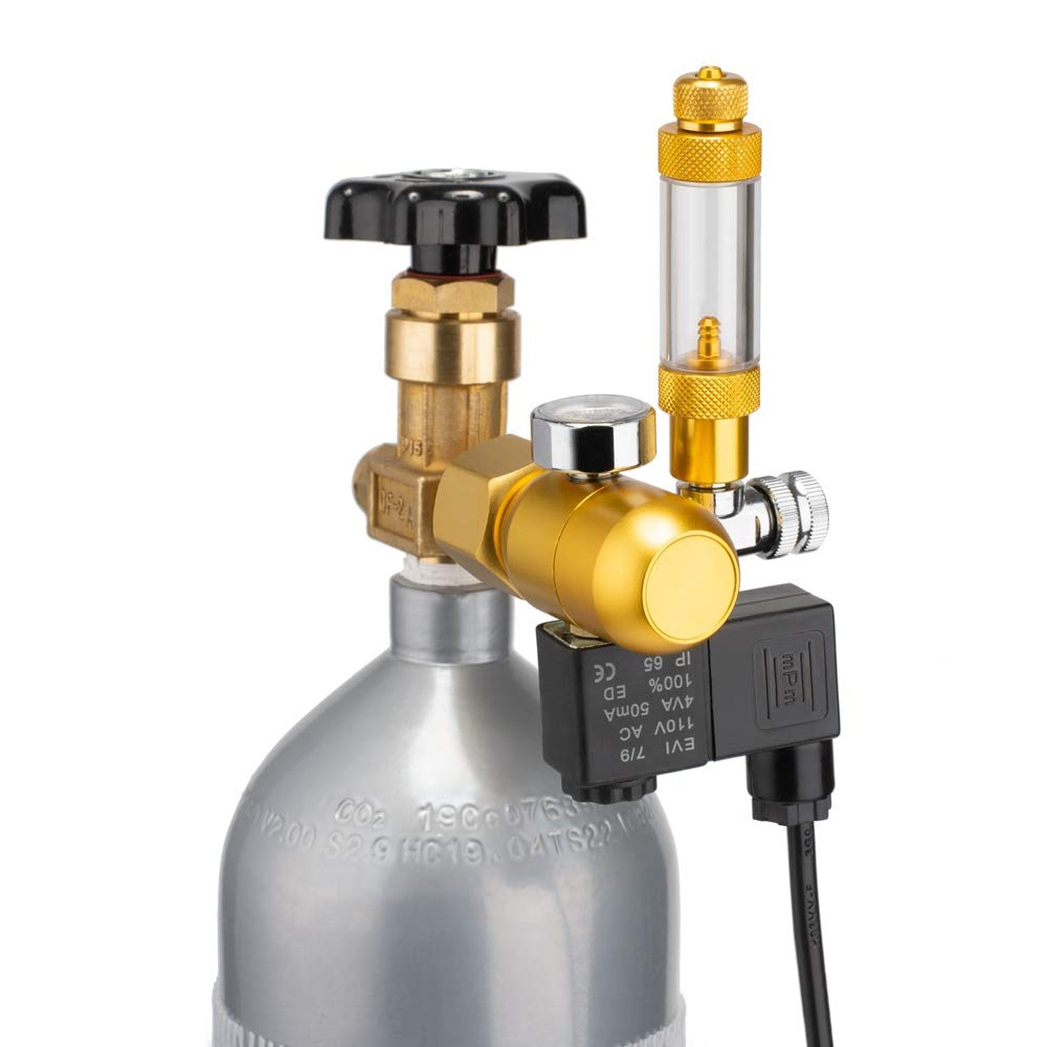 Aquarium CO2 Regulator with Bubble Counter & Adjustable Valv...