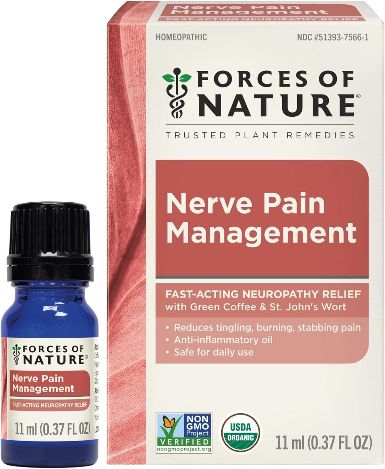 Forces Of Nature Organic Nerve Pain Management 11 ml