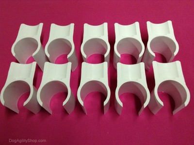 Dog Agility Equipment-10 Jump Cups-3/4" (Watch Product Video...
