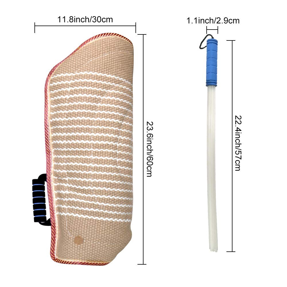 Dog Training Set: Arm Sleeve & Whip Agitation Stick Protecti...
