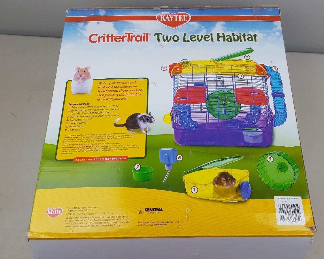 Kaytee Critter Trail Habitat Cage for Small Rodents - Open B...