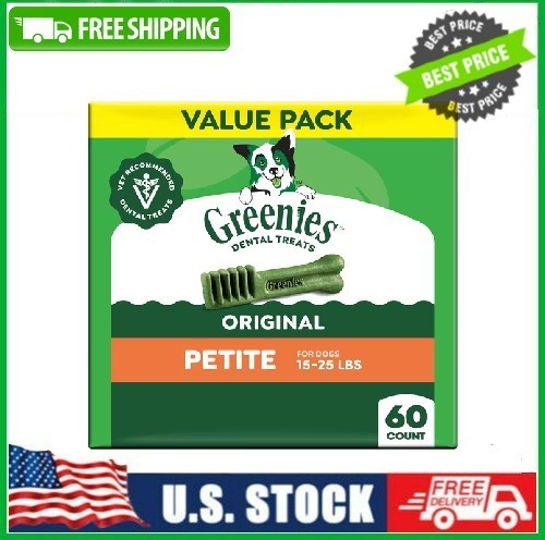 Greenies Original Flavor Petite Size Dog Treats - 36 oz Pack