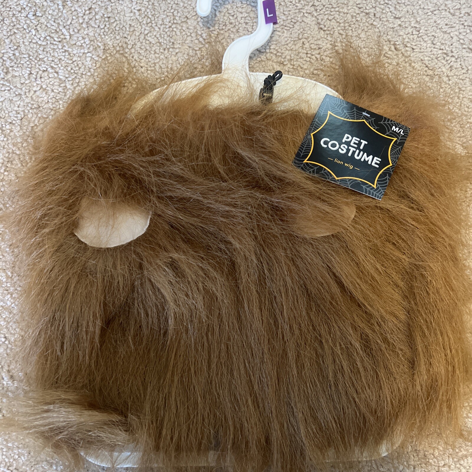 Lion Mane Dog Pet Costume Headgear Wig Halloween Fancy Dress