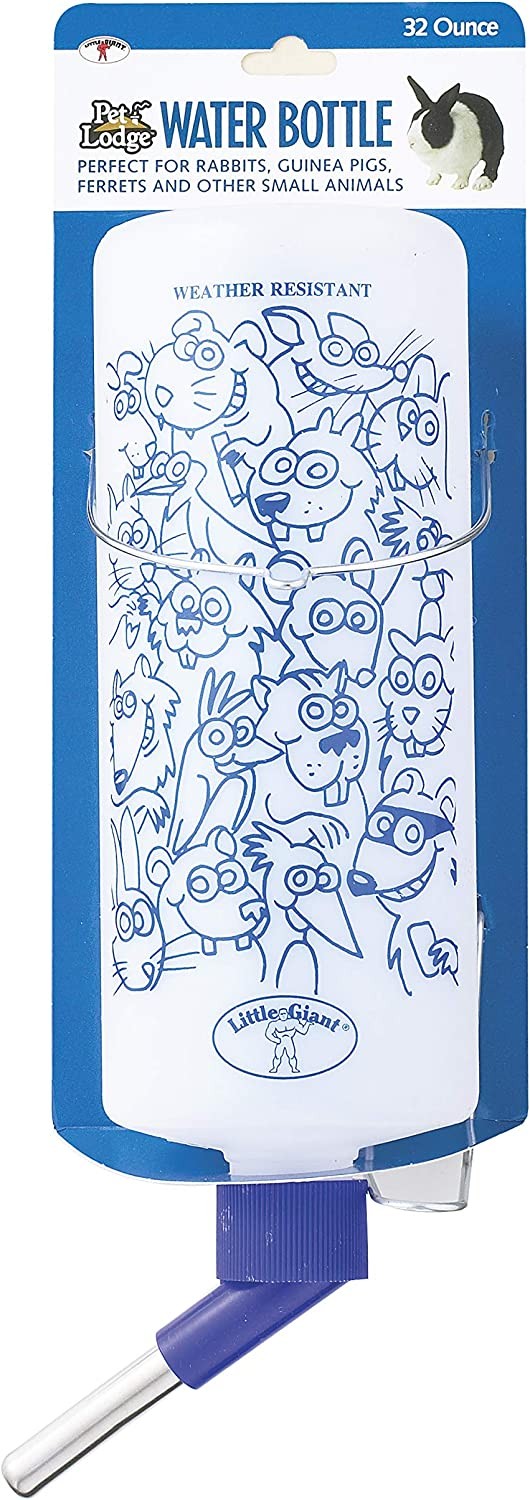 Pet Lodge Small Animal Water Bottle, Opaque Plastic, 32 Ounc...
