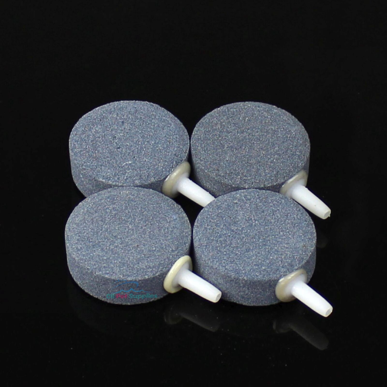 Hydroponics Aquarium Air Stone Pump - 4 Pack Oxygen Enhancer