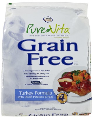 Pure Vita Turkey &Amp; Sweet Potato Entrée Grain Free 15#