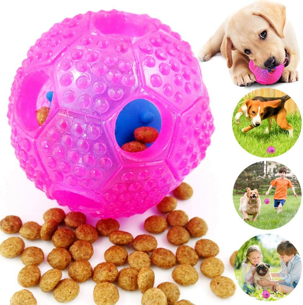 Interactive Chew IQ Food Dispensing Ball for Pet Fun