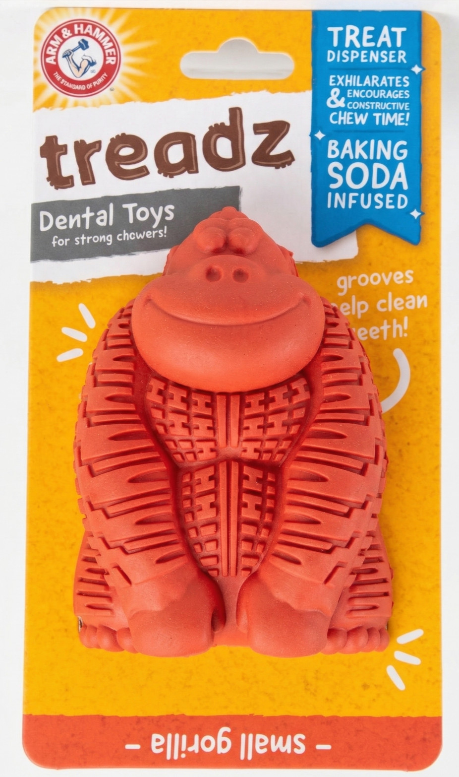 Arm & Hammer Pet Dental Chew Toy - Gorilla Design for Dogs