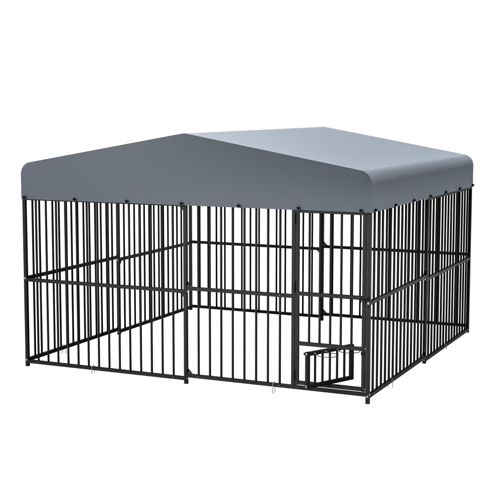 Outdoor Dog Run House Kennel Cage Enclosure Playpen - 10x10f...