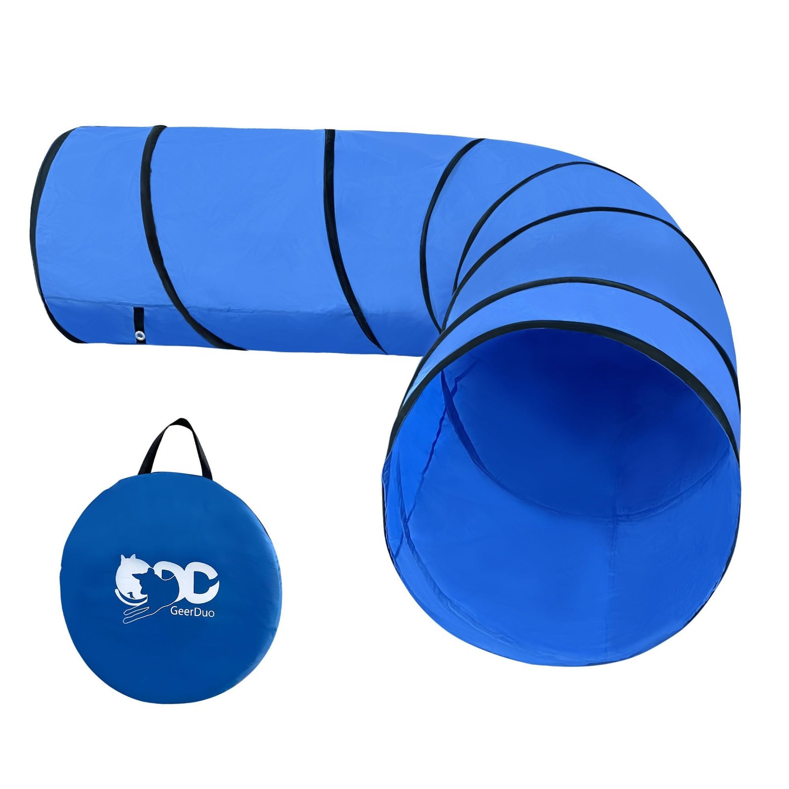 Dog Agility Training Tunnel Equipment Blue
