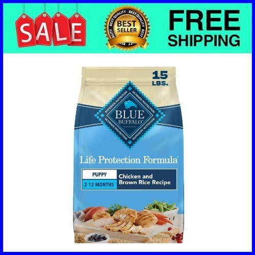 Blue Buffalo Life Protection Puppy Food - Chicken & Rice - 1...