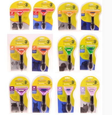 Grooming Deshedding Brush Tool For Cat & Dog Long & Short Ha...