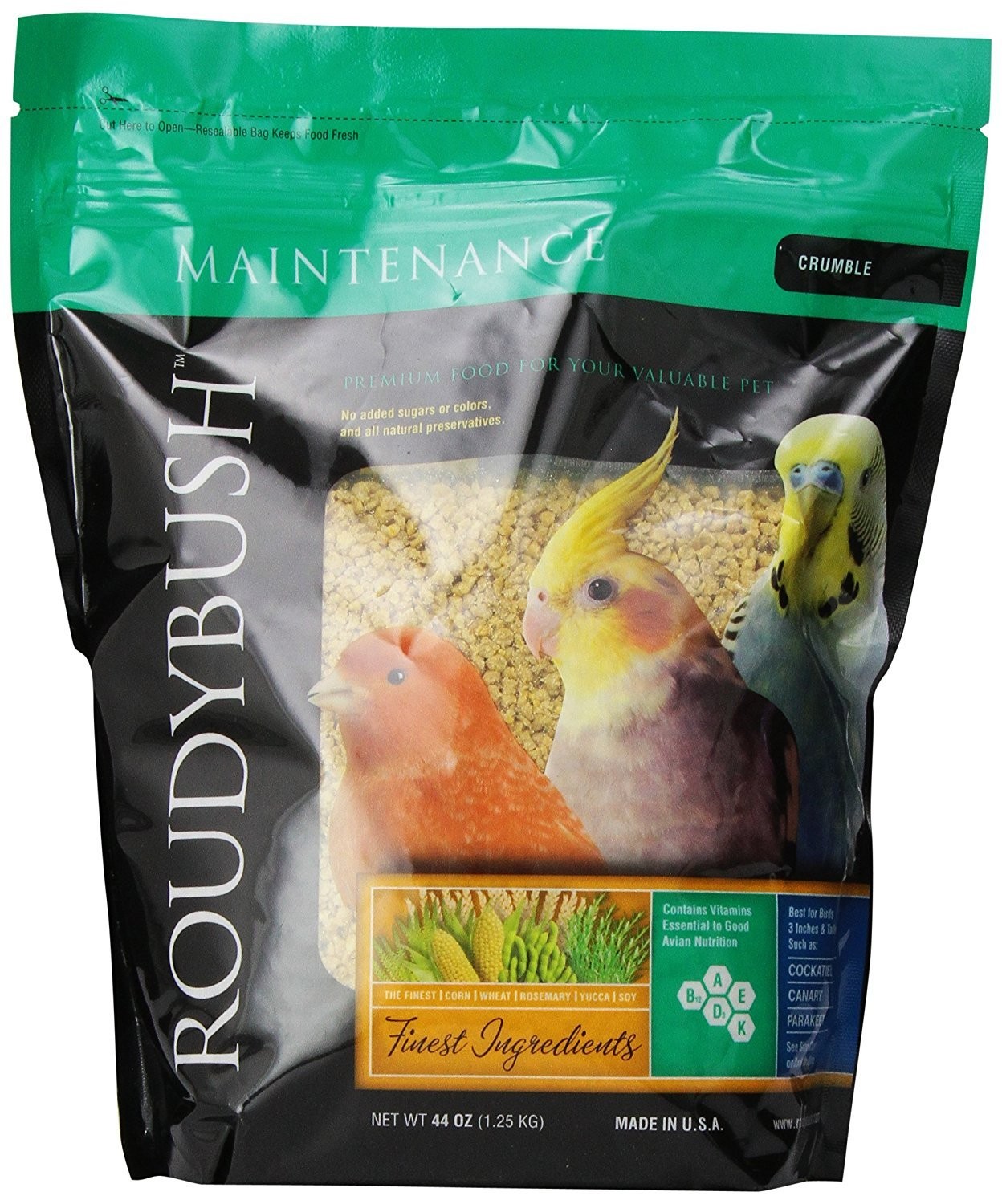 RoudyBush Daily Maintenance Bird Food Crumbles - 2.75 lb