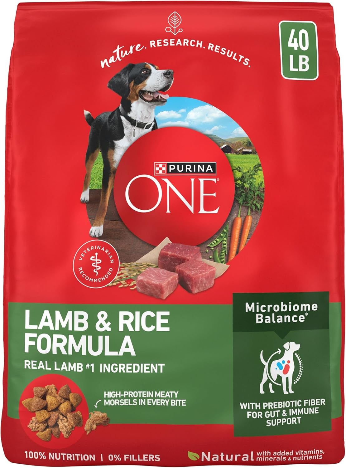 Purina ONE Lamb & Rice Dry Dog Food - 40lb Option Available