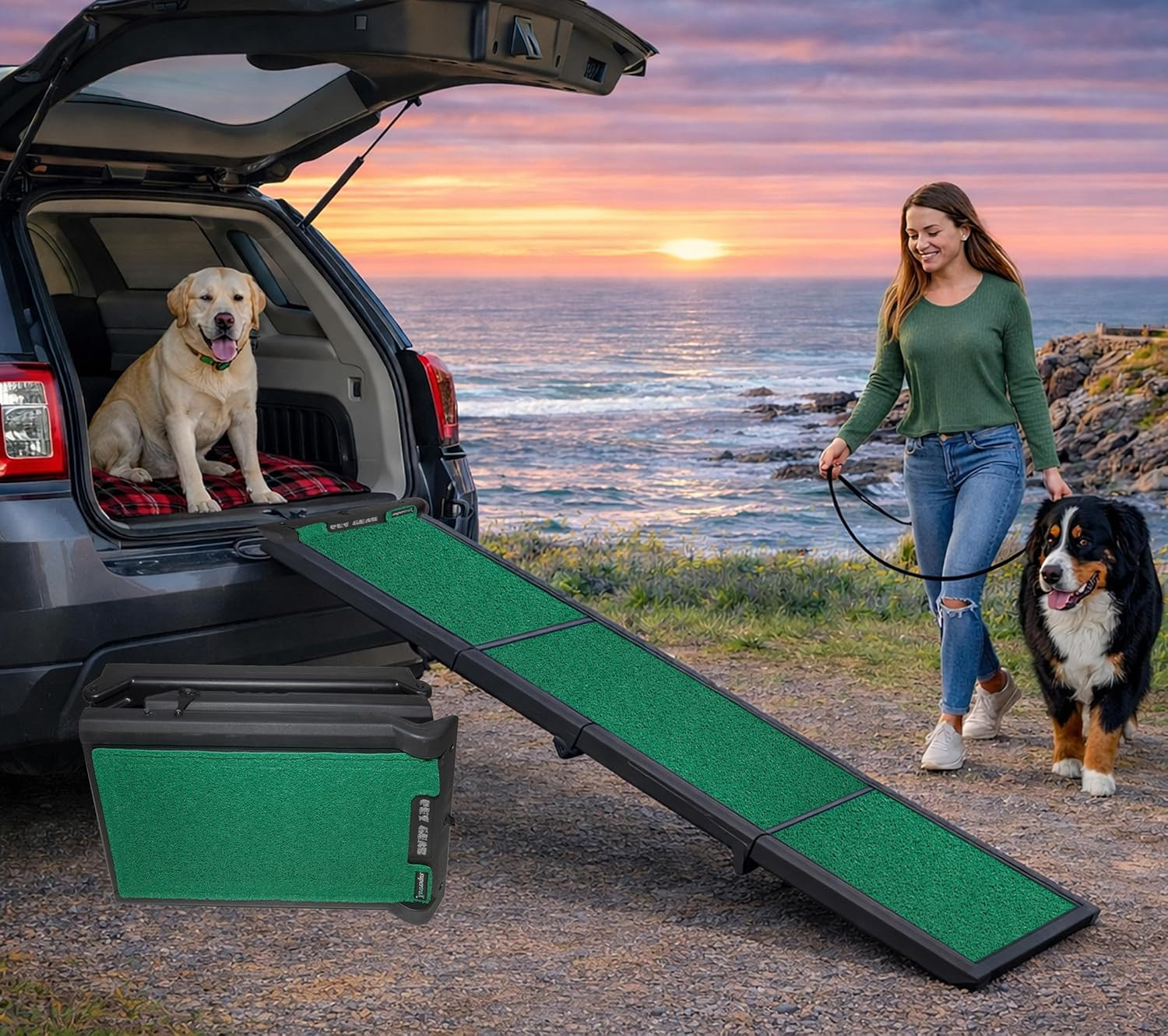 Travel Lite Pet Ramps - Lightweight Dog & Cat Support System