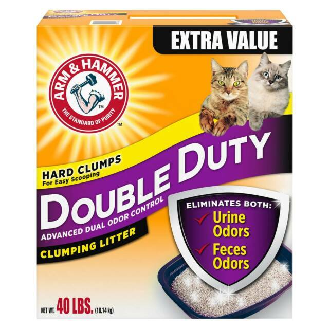 Arm & Hammer 718533 Double Duty Clumping Litter 40 lb