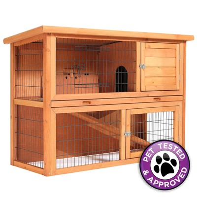48" Wooden Wood Rabbit Hutch