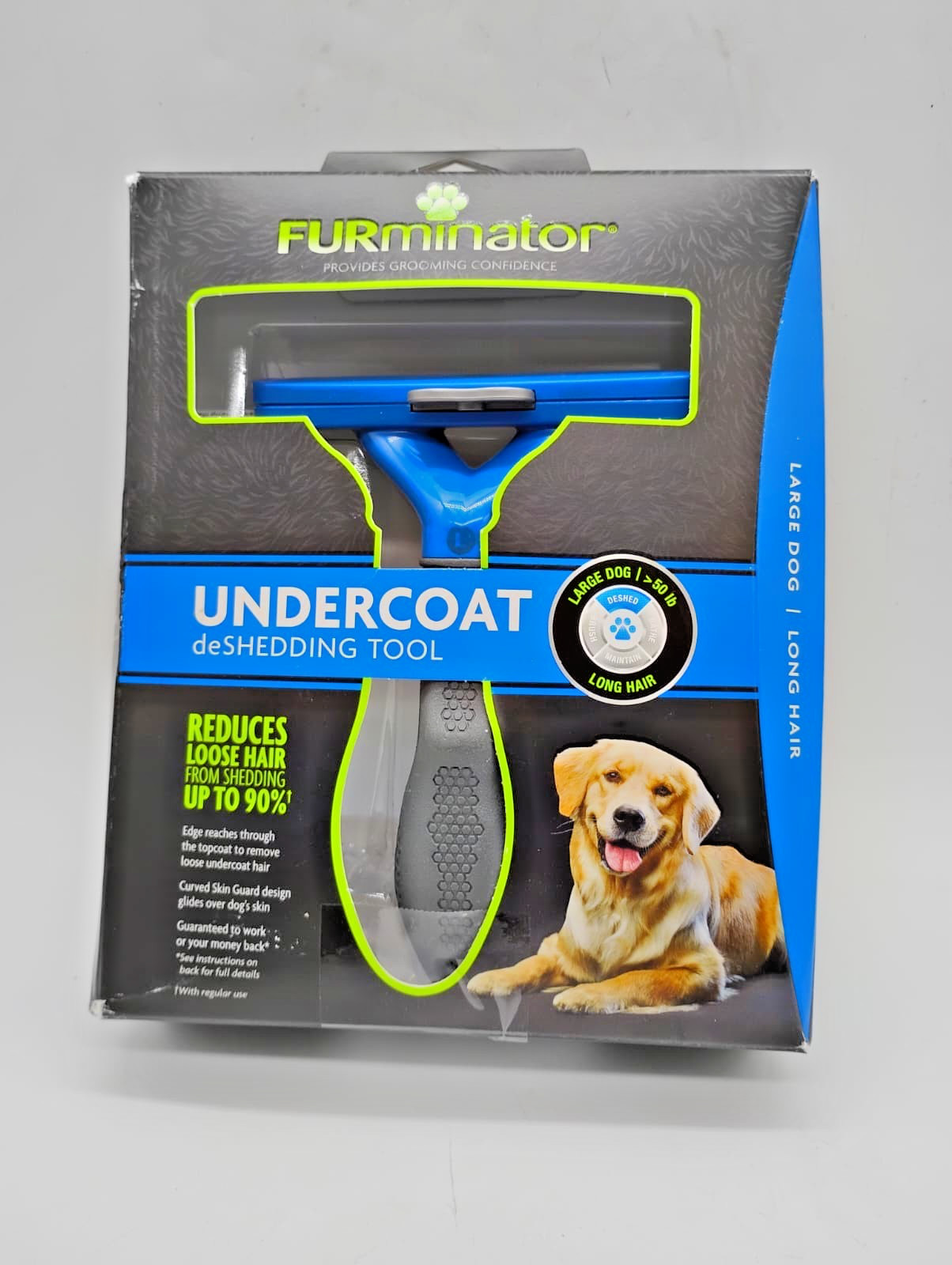 Furminator DeShedding Tool for Large Dogs - Long Hair Groomi...