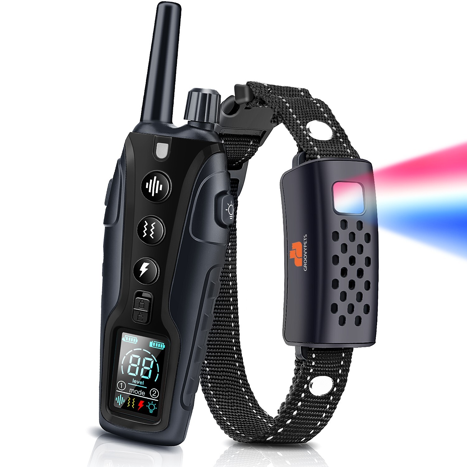 Color LCD Remote Dog Training Collar - 1100 Yds, Suitable fo...