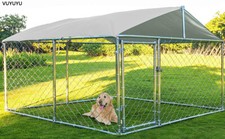 Pet Dog Cage Kennel Outdoor Playpen Exercise Fence Large Pen